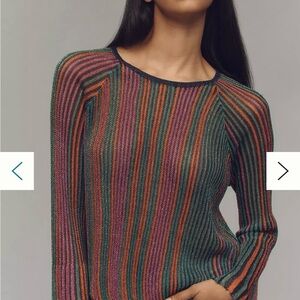 FRNCH Multicolor Striped Sweater